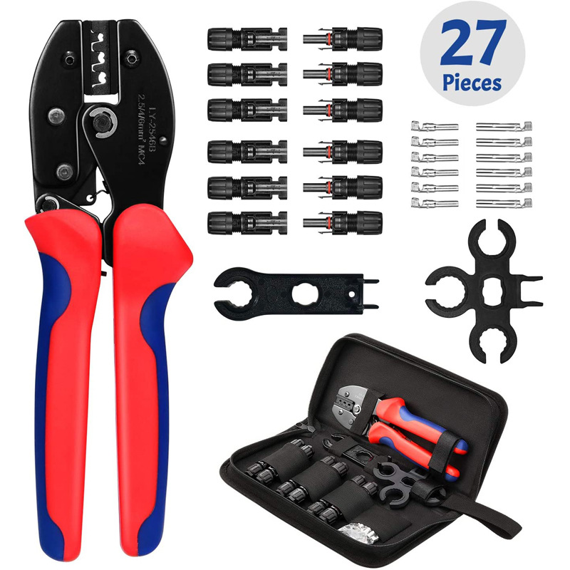 Mc4 Crimping Tool - Solar Crimping Pliers Tools Kit For