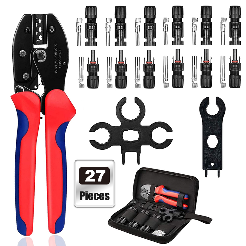 Mc4 Crimping Tool - Solar Crimping Pliers Tools Kit For