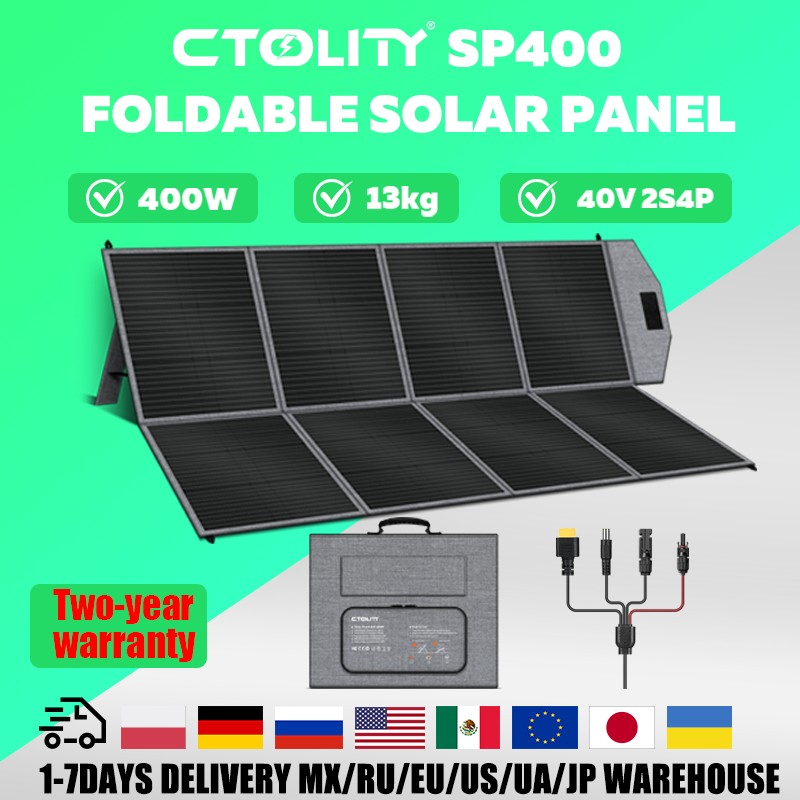 CTOLITY 400W Portable Solar Pa - Rv Solar Kit 400W 评论和价格