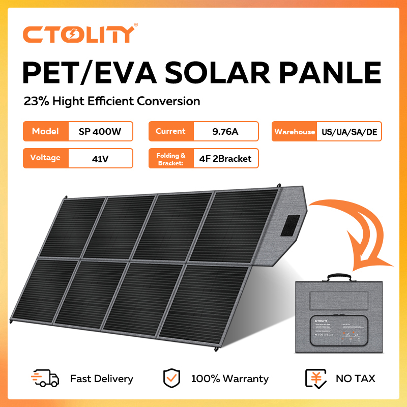 CTOLITY 400W Solar Panel Porta - Rv Solar Kit 400W 评论和价格