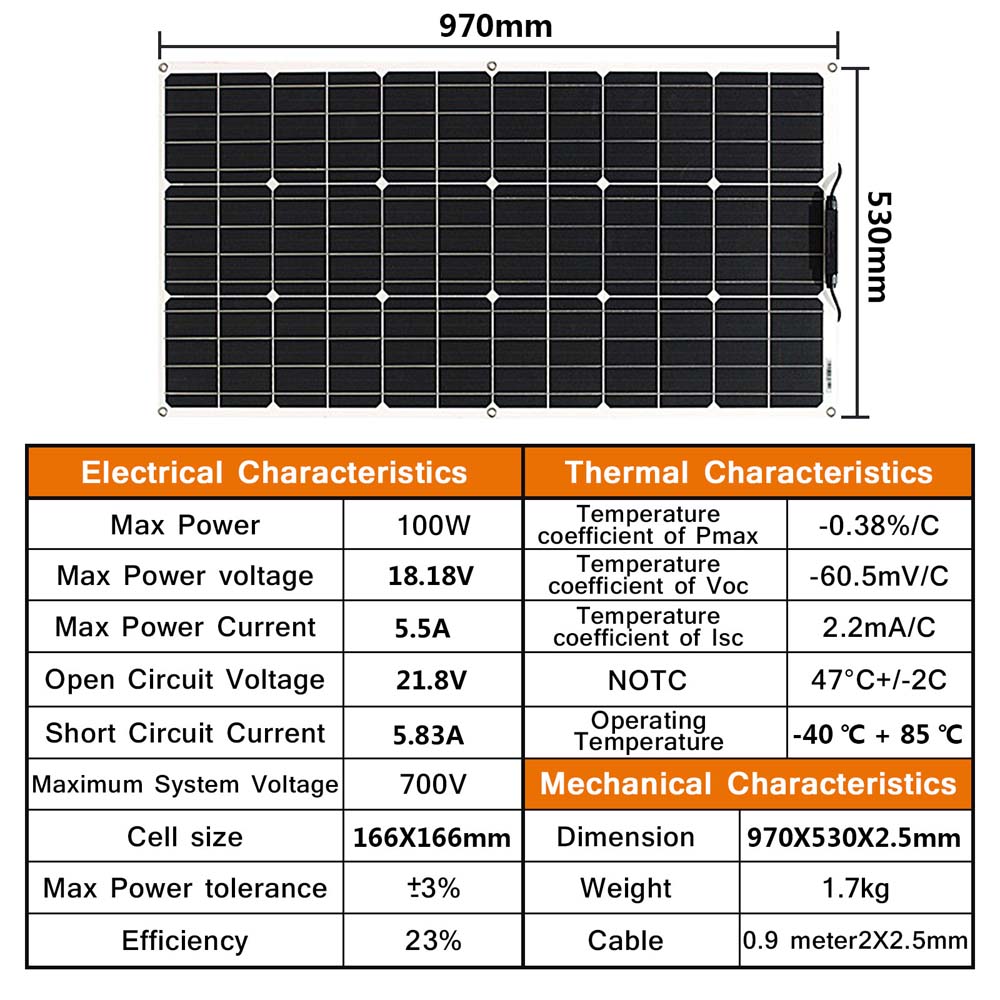 100 Watt Solar Panel 200w 300w - Rv Solar Kit 400W 评论和价格