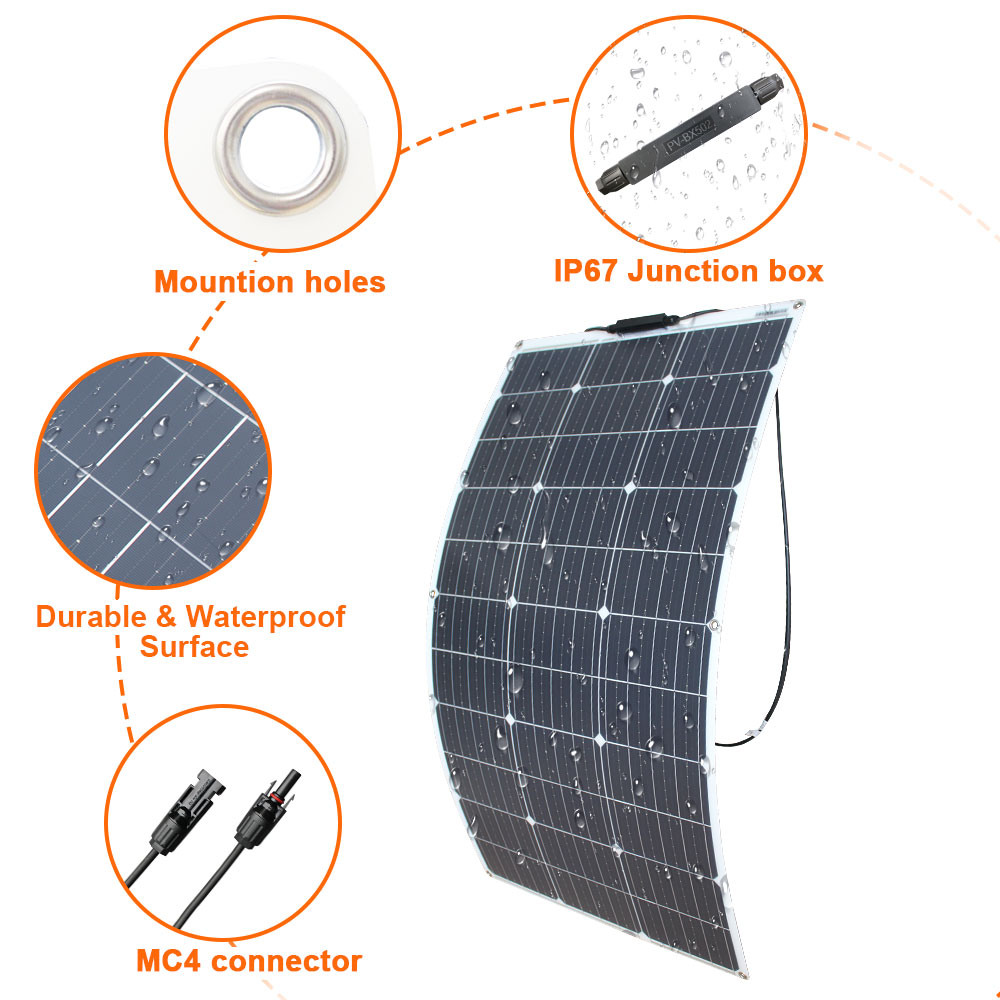 Solar Panel Kit 100W 200W 300W - Rv Solar Kit 400W 评论和价格
