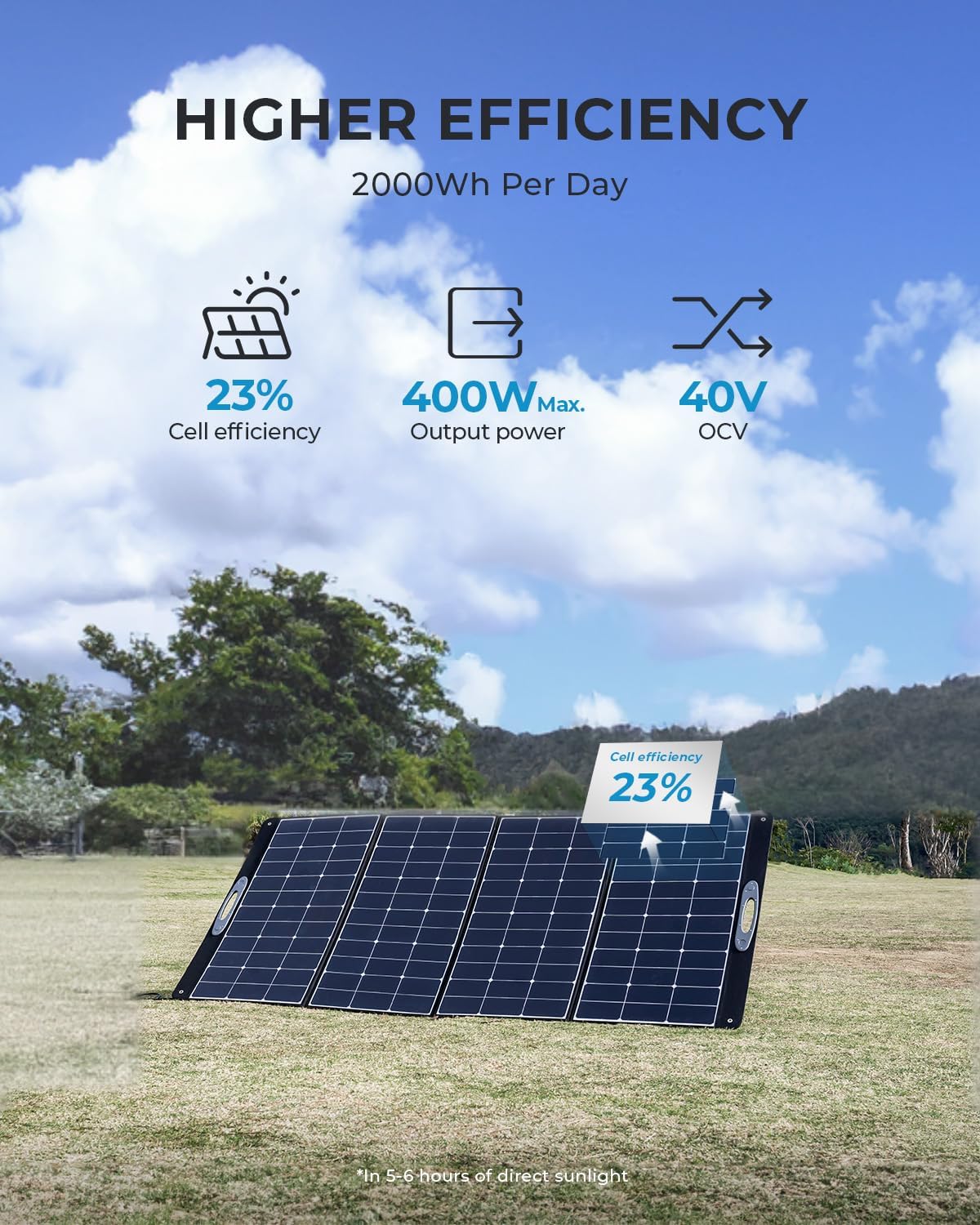 OUKITEL PV400 Portable Solar P - Rv Solar Kit 400W 评论和价格